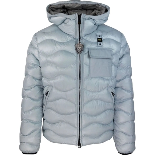 Blauer Daunenjacken Blauer Coats Grey grau