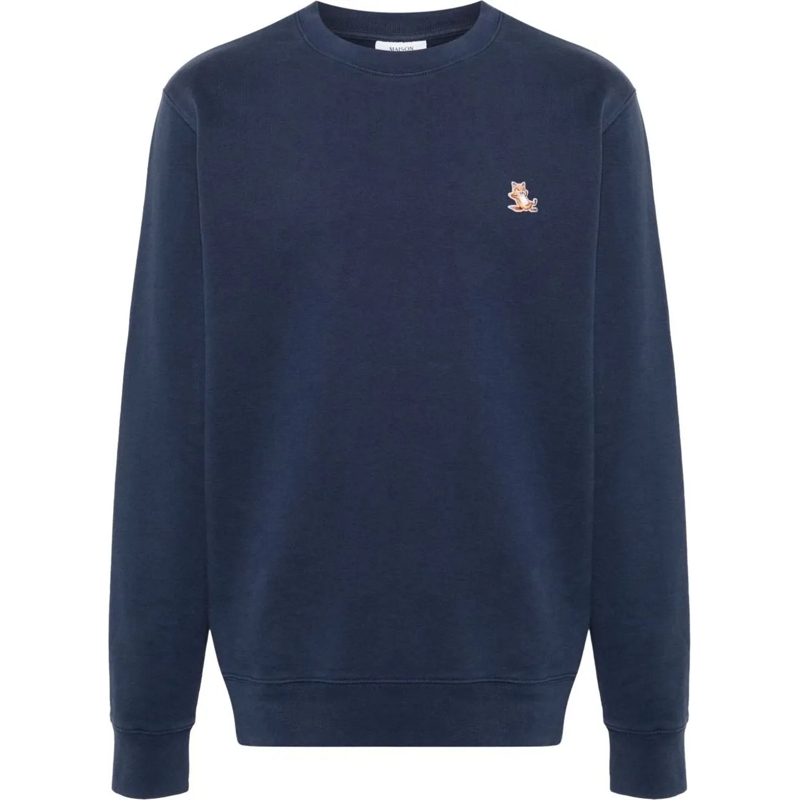 Maison Kitsune  chillax patch regular sweatshirt divers mehrfarbig