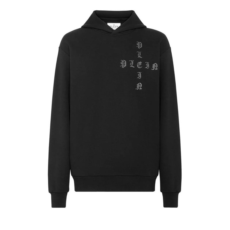 Philipp Plein Sweatshirt Hoodie Gothic Plein schwarz