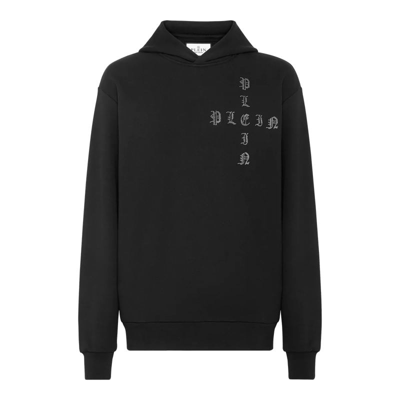 Philipp Plein Top Hoodie Gothic Plein schwarz