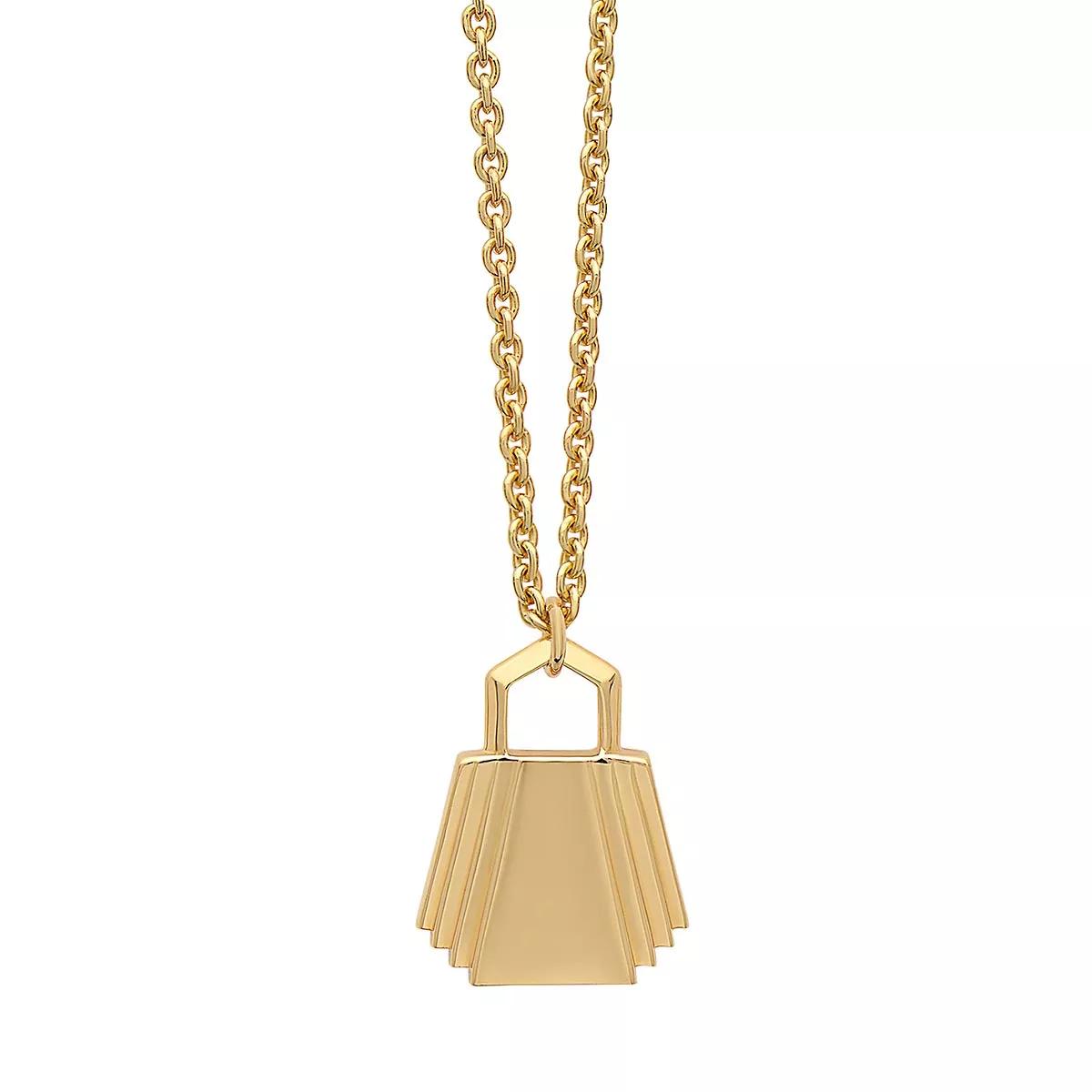 Rachel Jackson London Halskette - Art Deco Padlock Necklace - Gr. unisize - in Gold - für Damen