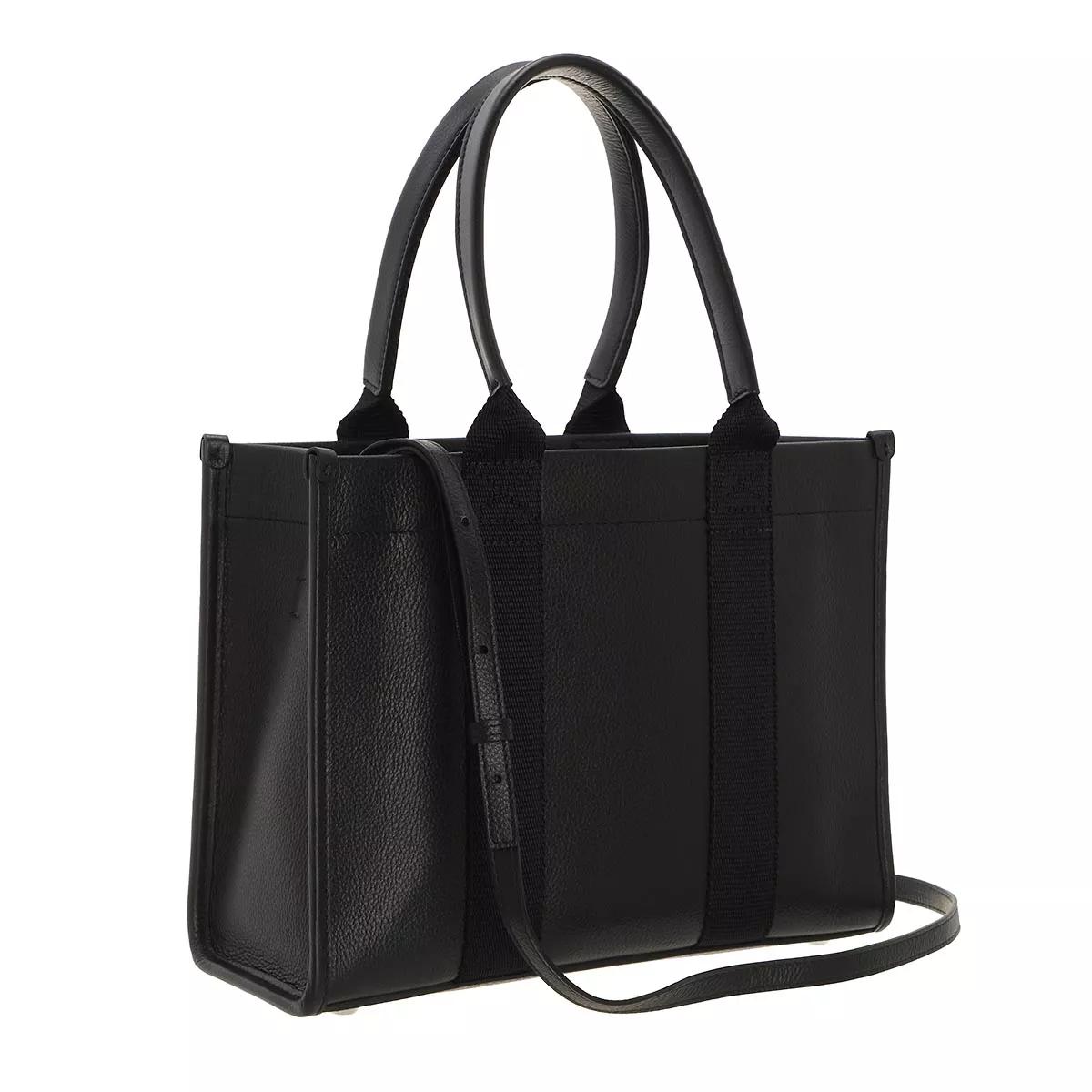 Black structured best sale tote bag