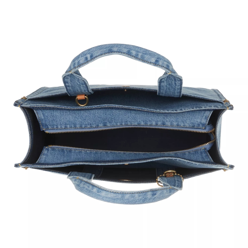 Coach Tote Denim Cargo Tote Indigo(Image 5)