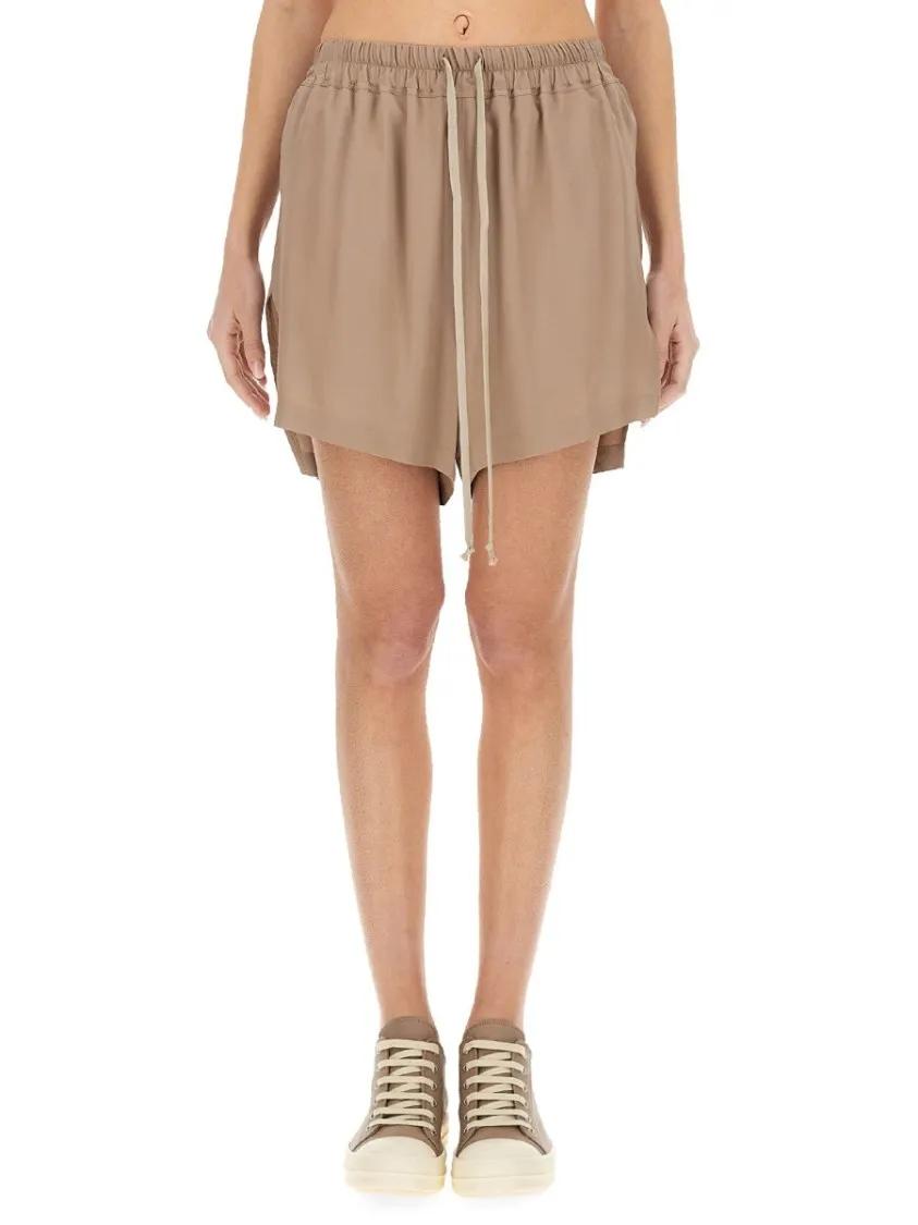 Thumbnail - Rick Owens - Relaxed Fit Bermuda Shorts - Größe 42 - beige