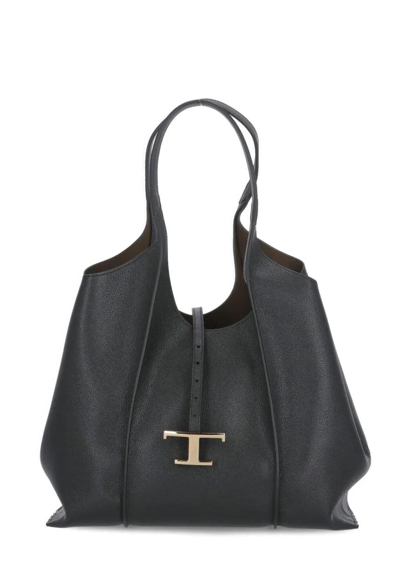 Tod%27s Tote - Leather Shopping Bag - Gr. unisize - in Schwarz - für Damen