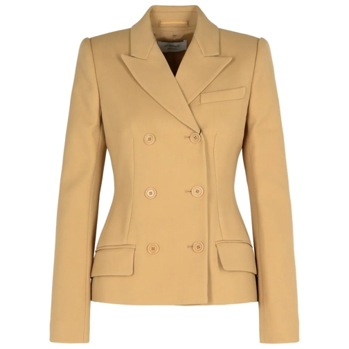 Sportmax Blazer Cablo' Beige Cotton Blend Blazer Brown