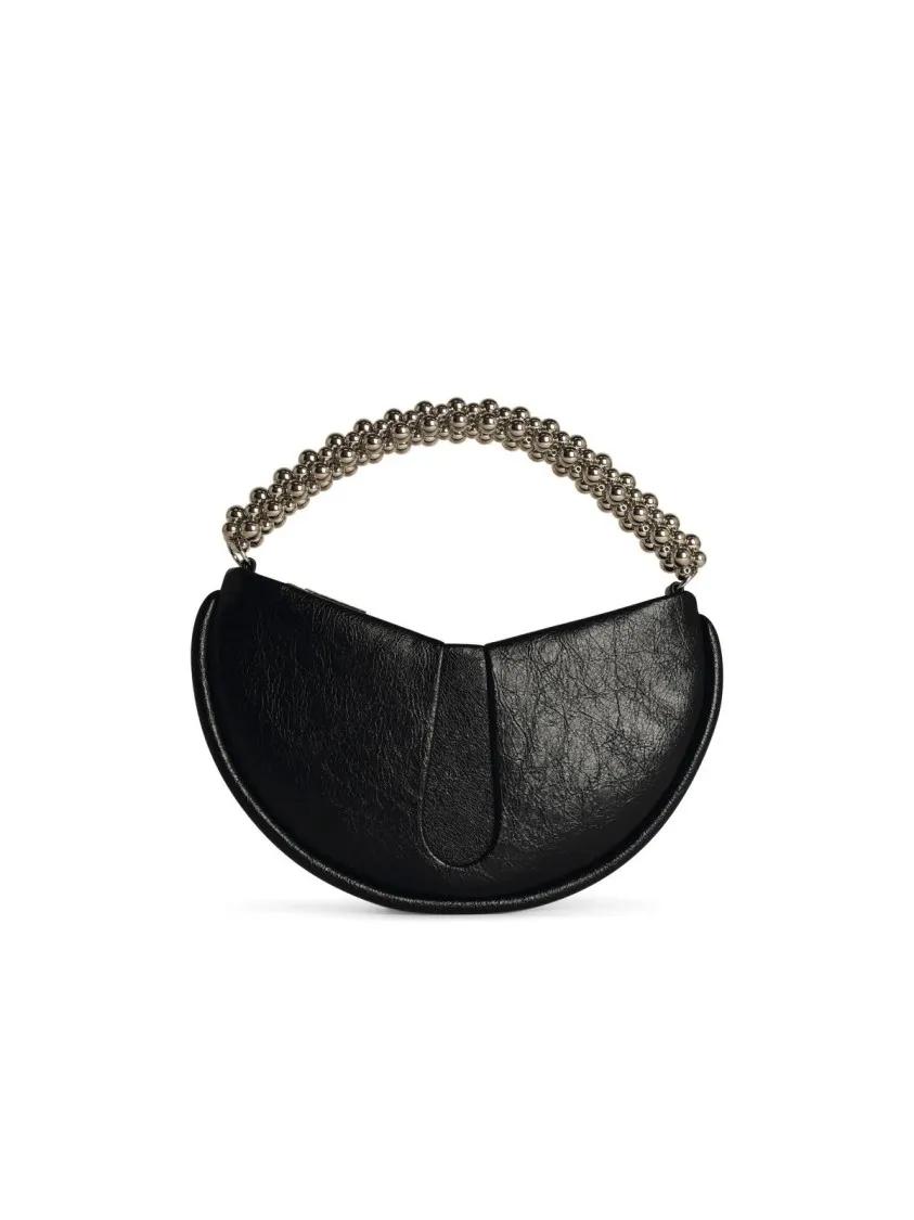 Themoirè Crossbody Bags - %27Ebe%27 Black Vegan Leather Bag - Gr. unisize - in Schwarz - für Damen