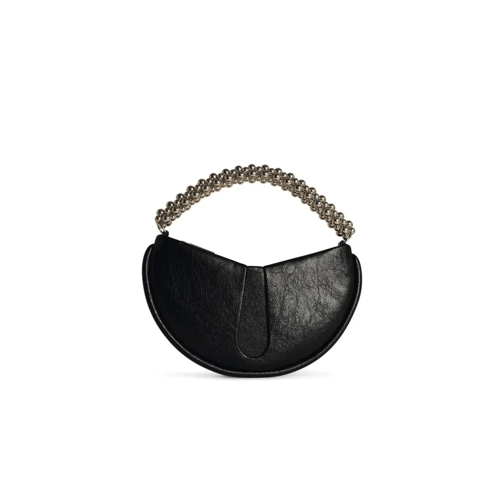 Themoirè Crossbody Bag 'Ebe' Black Vegan Leather Bag Black