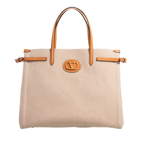 Valentino Garavani Tote Antibes Canvas Natruale