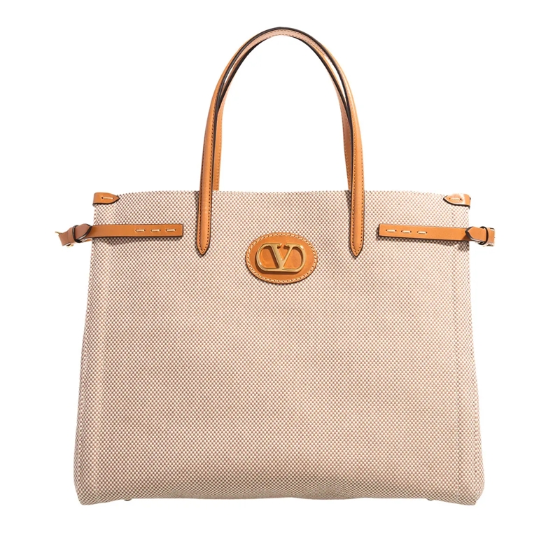 Valentino Garavani Tote Antibes Canvas Natruale