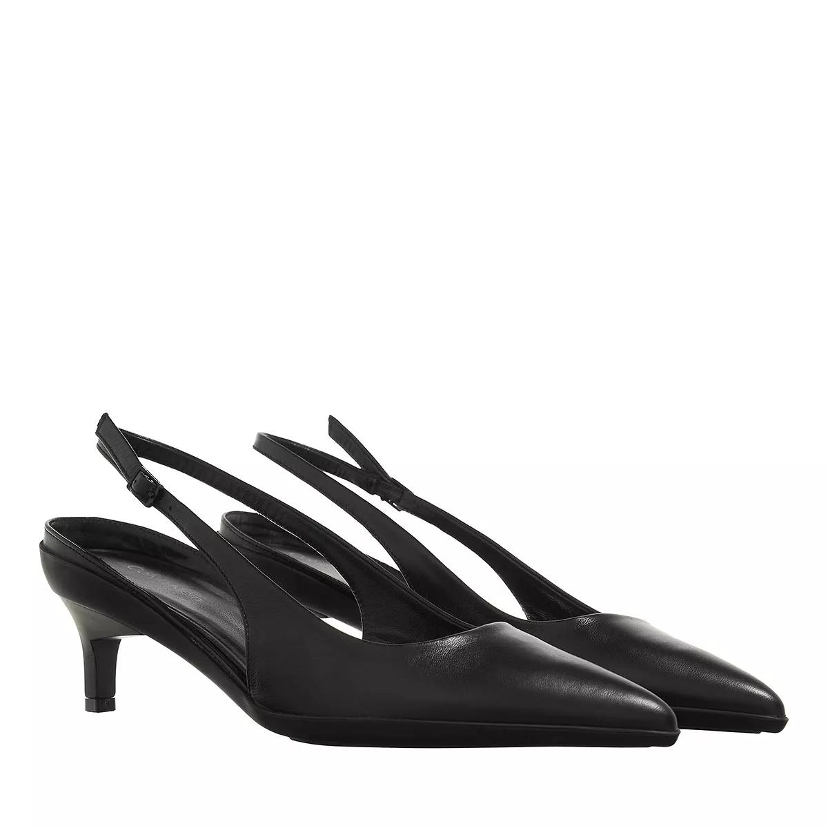 Calvin Klein Pumps & High Heels - Heel Slingback Pump 50 Lth - Gr. 38 (EU) - in Schwarz - für Damen