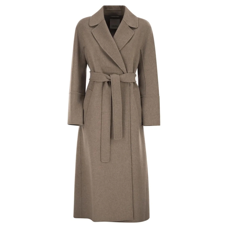 Max Mara Overgangsmantel Smmelisa - Wool Coat Brown