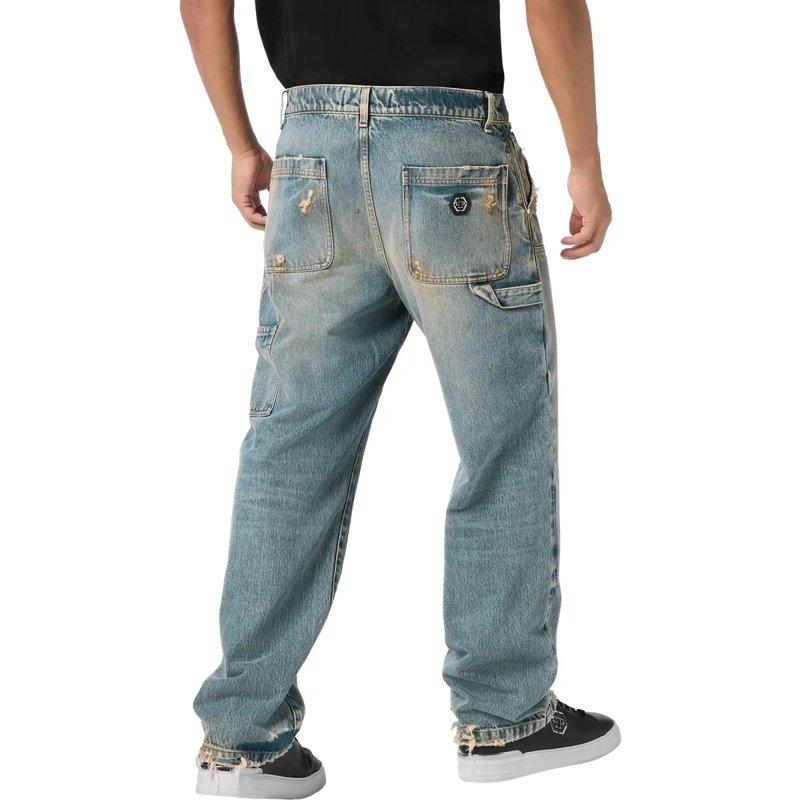 Philipp Plein Boyfriend-Jeans Brechen Sie aus Ihrer üblichen Routine aus und wäh jeansblau(Image 2)