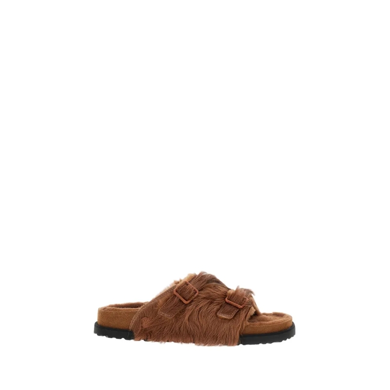 Birkenstock Sandalen Becomes Berlin Zürich Pony Shearling 1774 Brown