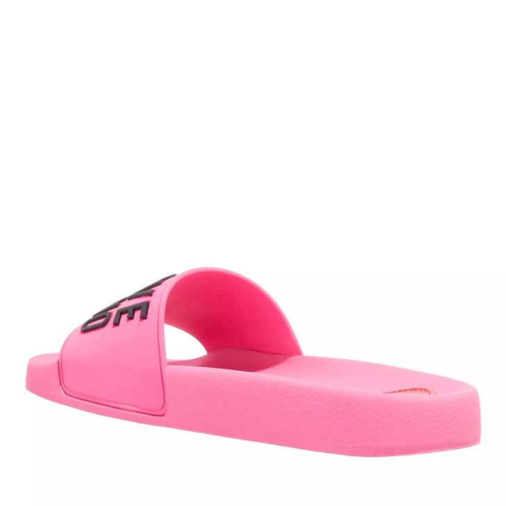 Pink moschino online slides