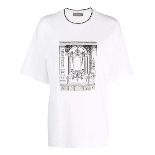 Lorena Antoniazzi Illustration-Print Crew-Neck T-Shirt White 