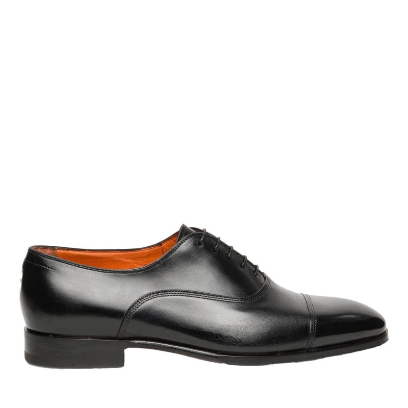 Santoni Slides Heren Archie schwarz