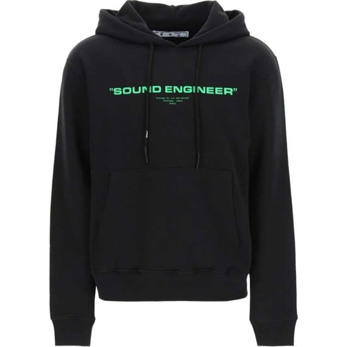 Off-White  Off-White Logo Hooded Sweatshirt schwarz