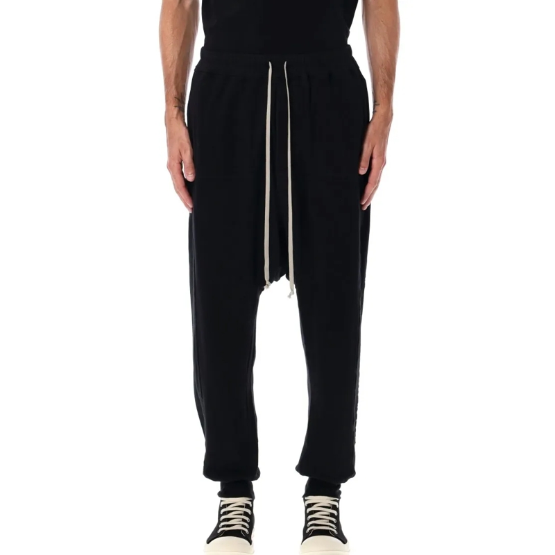 Drkshdw Anzugshose Black Jersey Prisoner Drawstring Pants Black