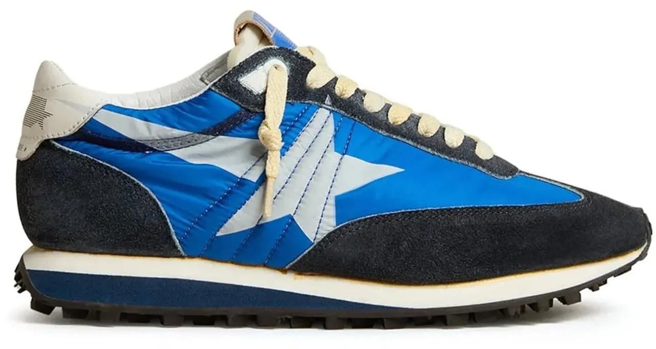 Golden Goose Low-Top Sneaker - baskets a etoiles imprimees 2 - Gr. 43 (EU) - in Blau - für Herren