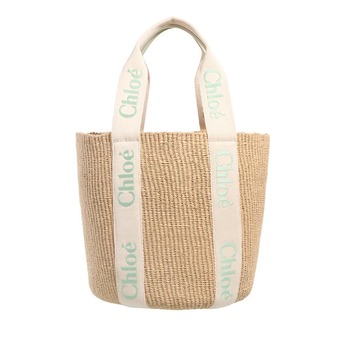 Chloé Shopper - Large Woody Basket Bag - Gr. unisize - in Beige - für Damen