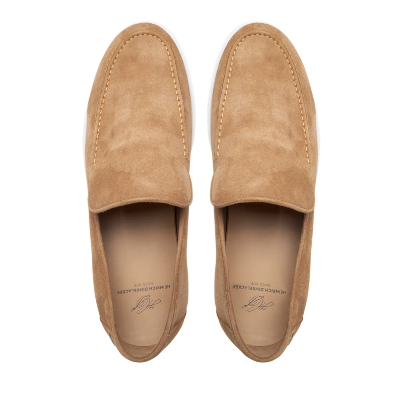 Heinrich Dinkelacker Loafer Loafer Genua Plain Loafer V hell-braun(Image 7)