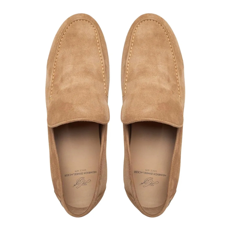 Heinrich Dinkelacker Loafer Loafer Genua Plain Loafer V hell-braun(Image 4)