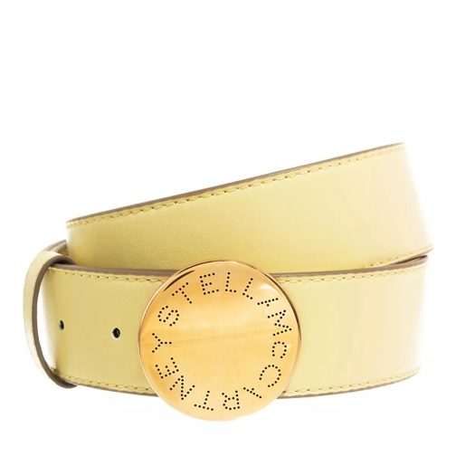 Stella McCartney Belt Leather Yellow Läderskärp