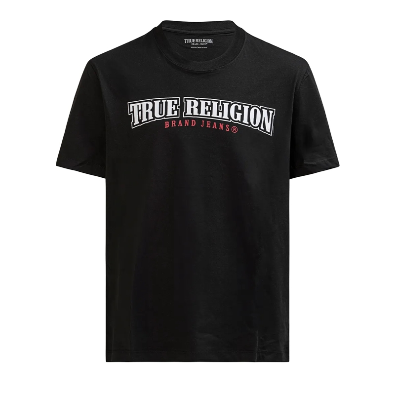 True Religion T-Shirt T-Shirt BUDDHA schwarz