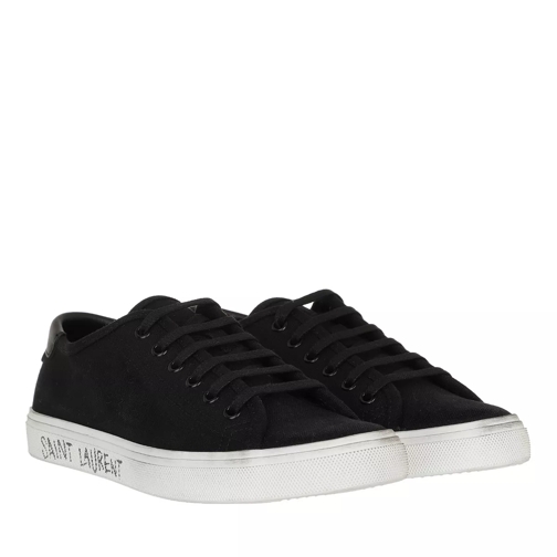 Saint Laurent Malibu Canvas Sneakers Black Low-Top Sneaker