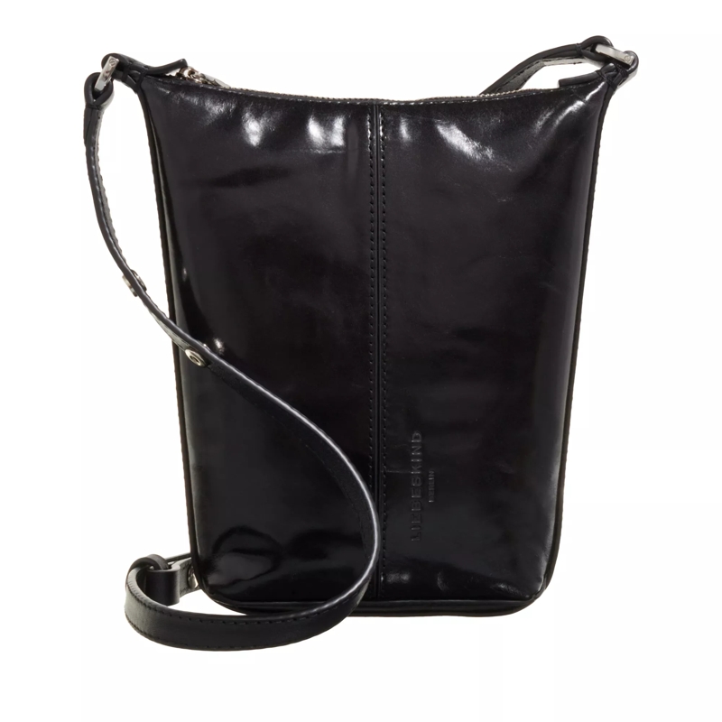 Liebeskind Berlin Schultertasche Paris 4 Paper Touch Crinkle Black