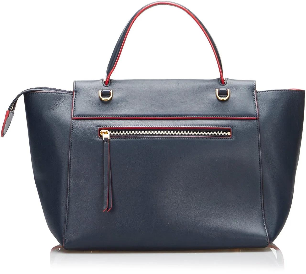 Celine Hobo bags 2014 Mini Belt Satchel in blauw