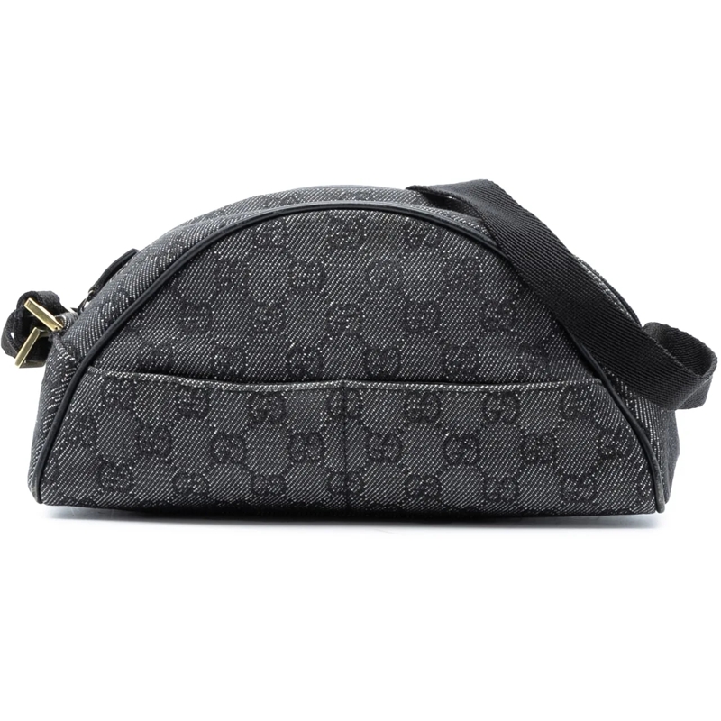 Gucci Schultertasche GG Denim Shoulder Bag grau
