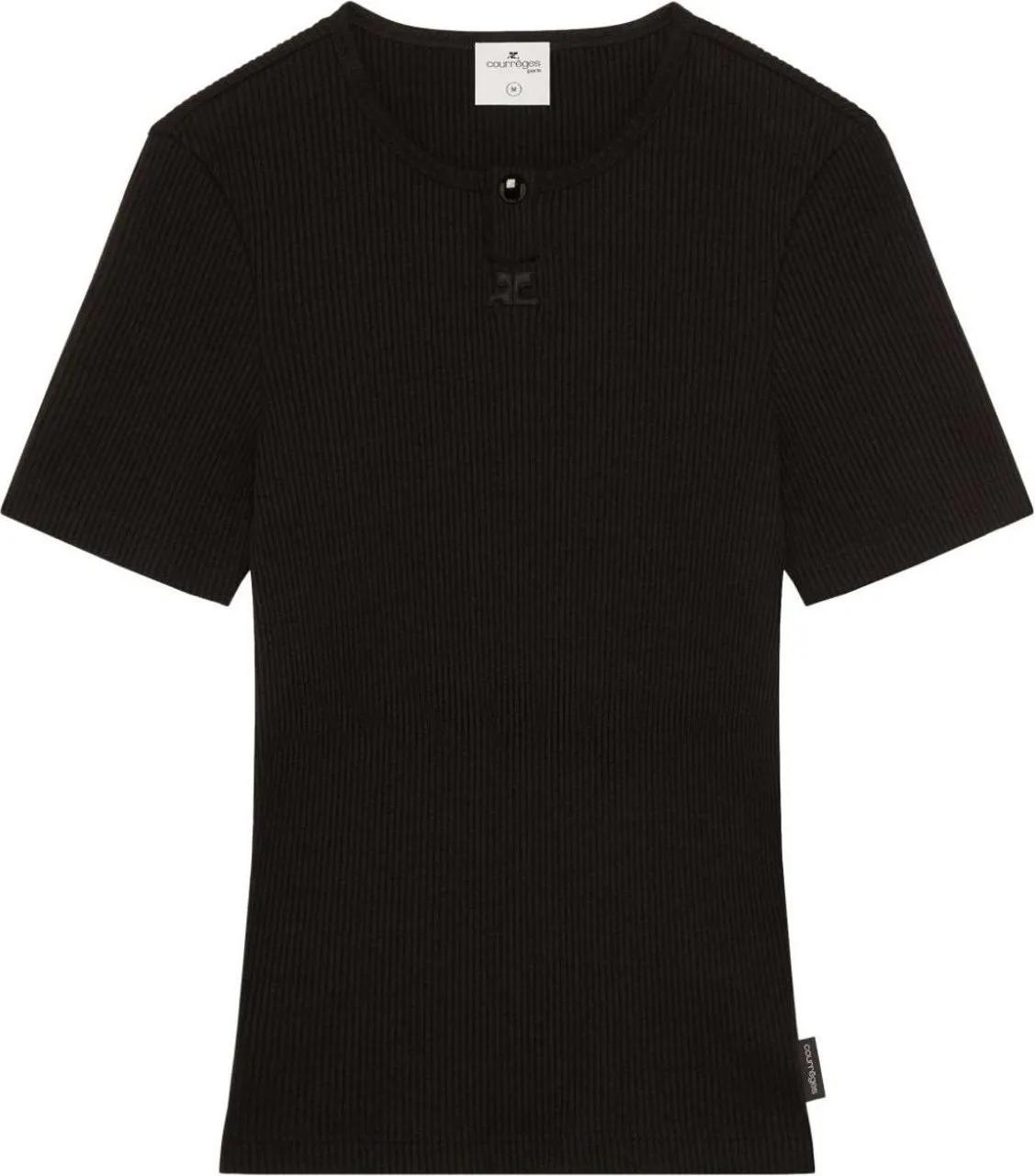 Courrèges - Courrèges T-shirts and Polos Black - Größe S - schwarz