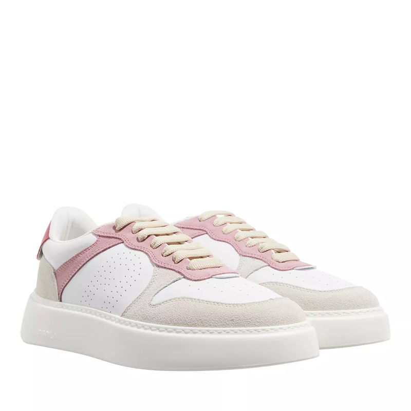Furla Low-Top-Sneaker Furlasport Lace-Up Sneaker T.3 Off White+Alba+Talco H+Rosso Veneziano
