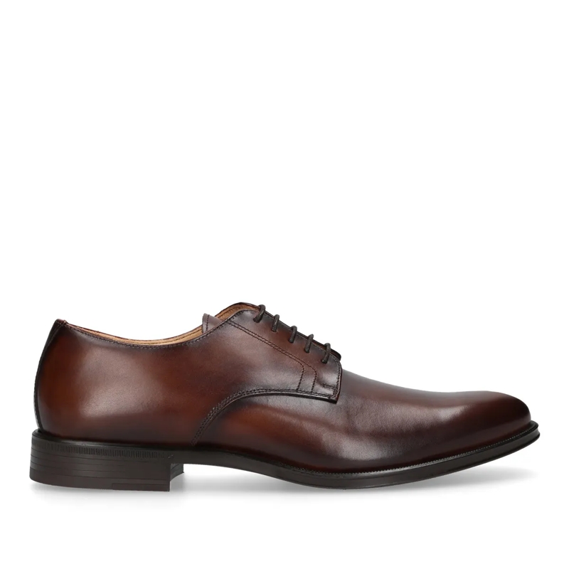 Henry Stevens Schnürschuhe Schnürer Wes PD mittel-braun