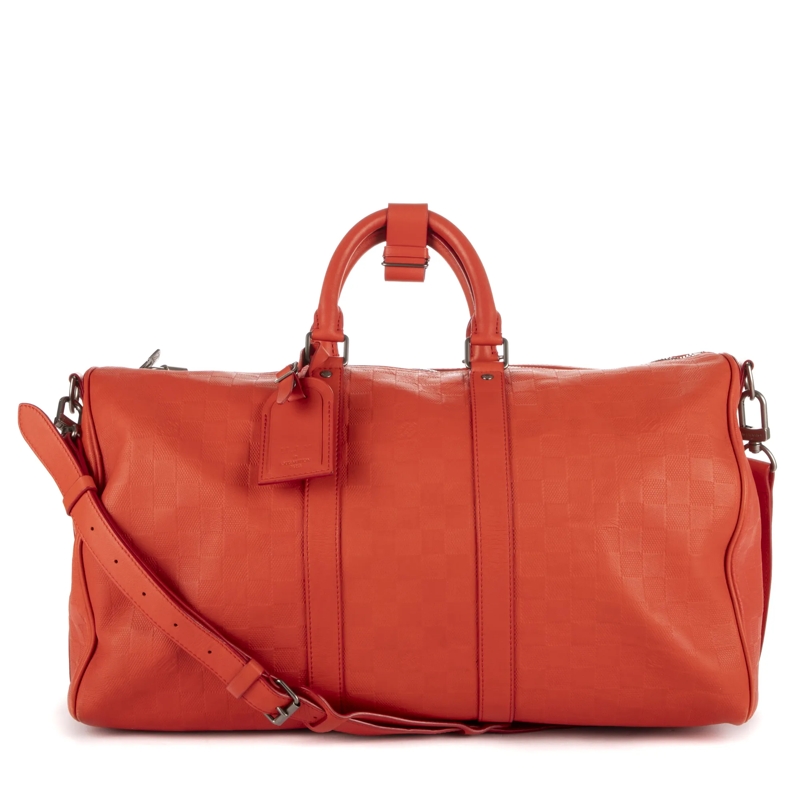 Louis Vuitton Crossbody Bag Keepall Bandouliere 45 orange