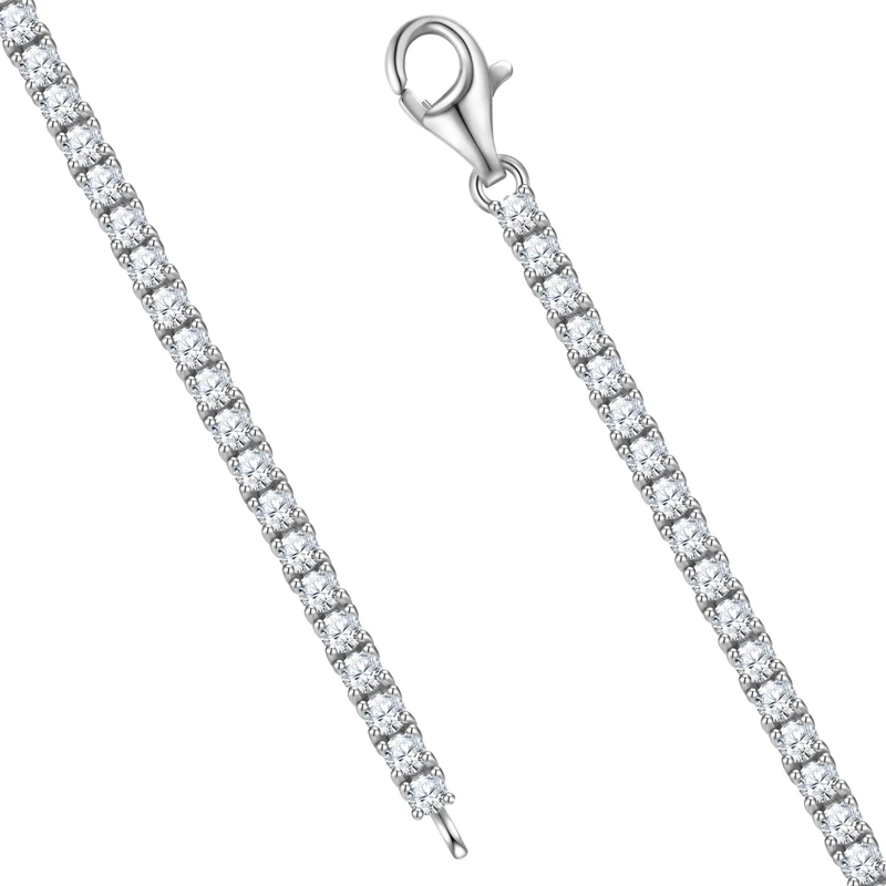 Trilani Armband Sterling Silber Armband Zirkonia silber(Image 4)