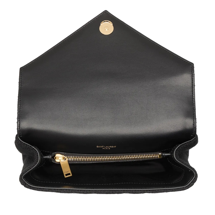 Black fold over crossbody bag hotsell