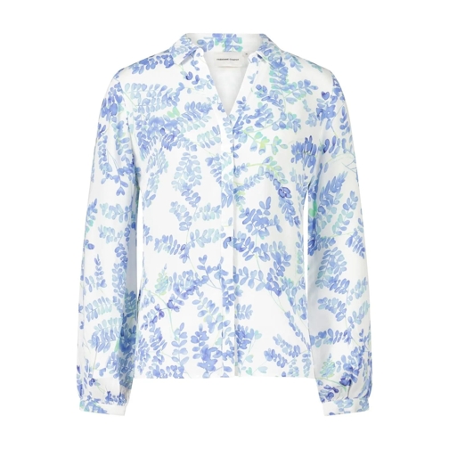 Fabienne Chapot Blouses Bluse mit Heiden-Print Weiß