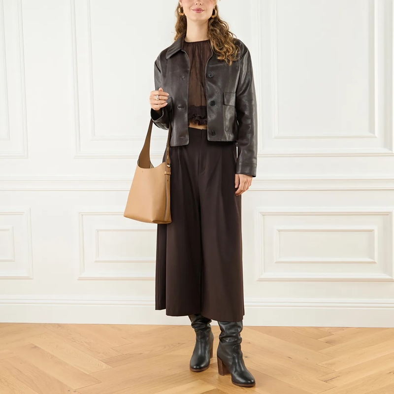 Tory Burch Hobo Bag Romy Small Hobo Bag Tiramisu(Image 2)