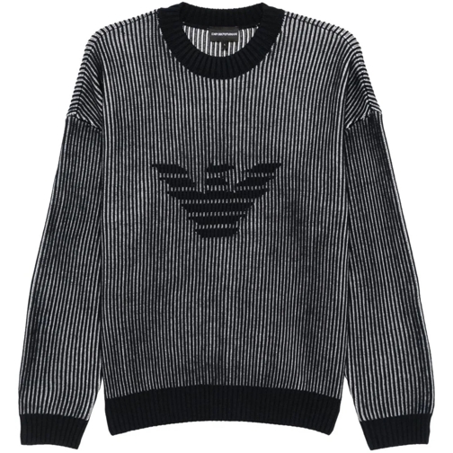 Emporio Armani Sweatshirts Sweaters Darkblue blau