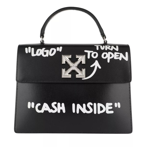 Off-White Jitney 2.8 Cash Inside Bag Black White Cartable