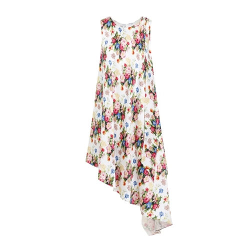 Loewe Midi-Kleider Asymmetric Dress Multicolor