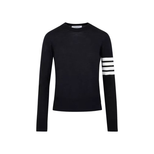 Thom Browne  Navy Wool Sweater Blue