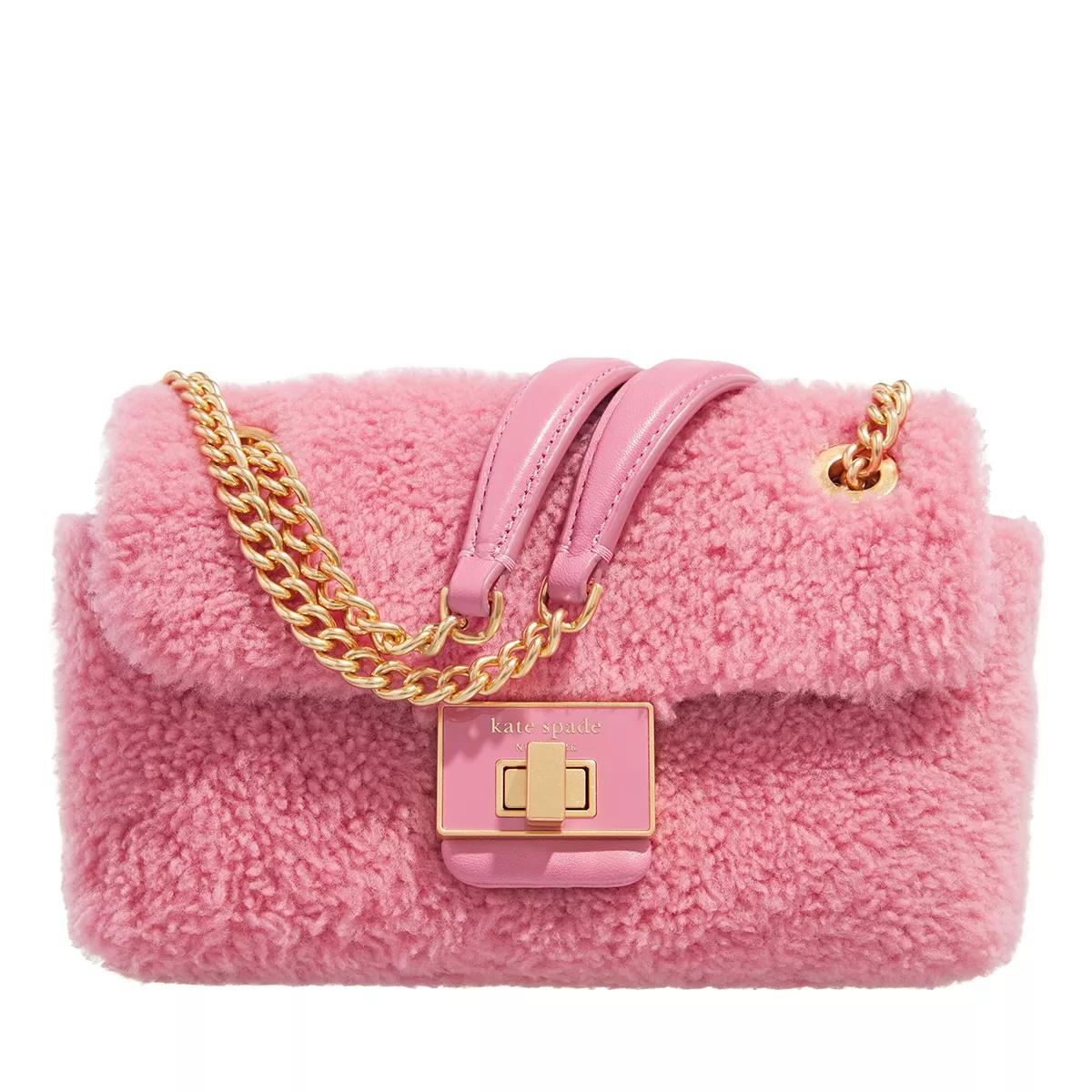 kate spade new york small evelyn faux shearling shoulder bag in Light  Feather Pink at Nordstrom - Yahoo Shopping