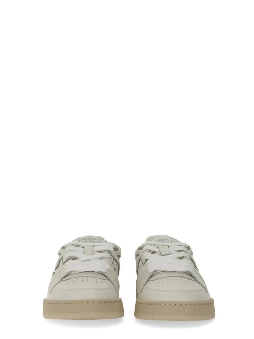 Thumbnail - Fendi Low-Top Sneaker - "Match" Sneaker - Gr. 10 - in Weiß - für Damen