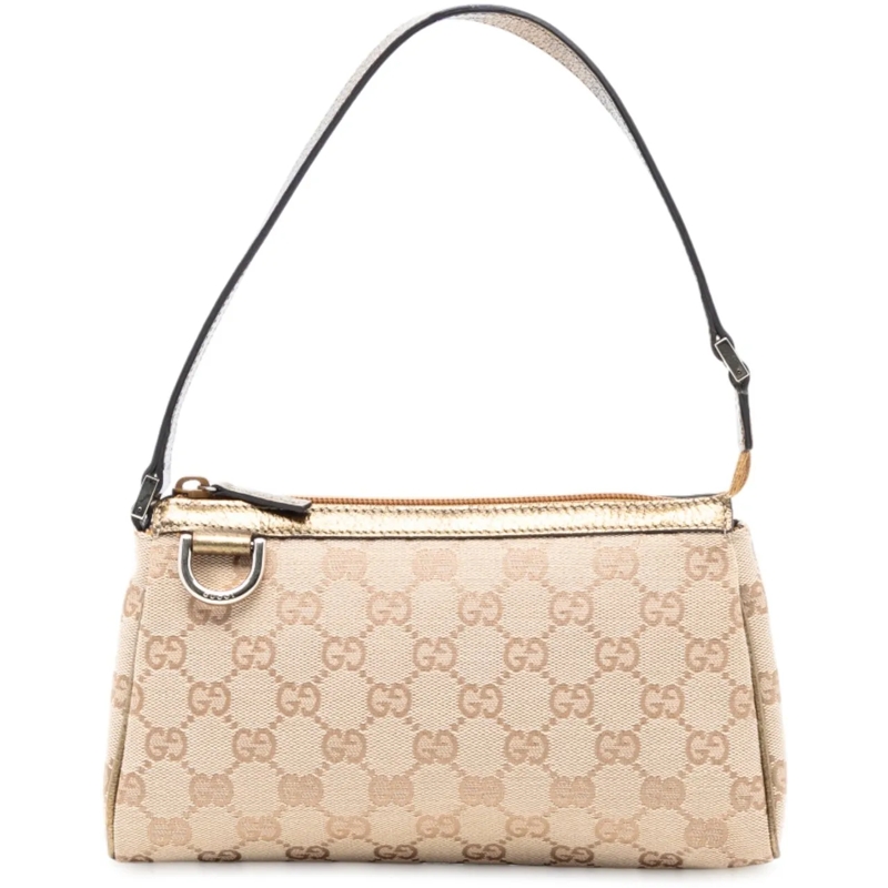 Gucci Fourre-tout GG Canvas Abbey D Ring Pochette braun
