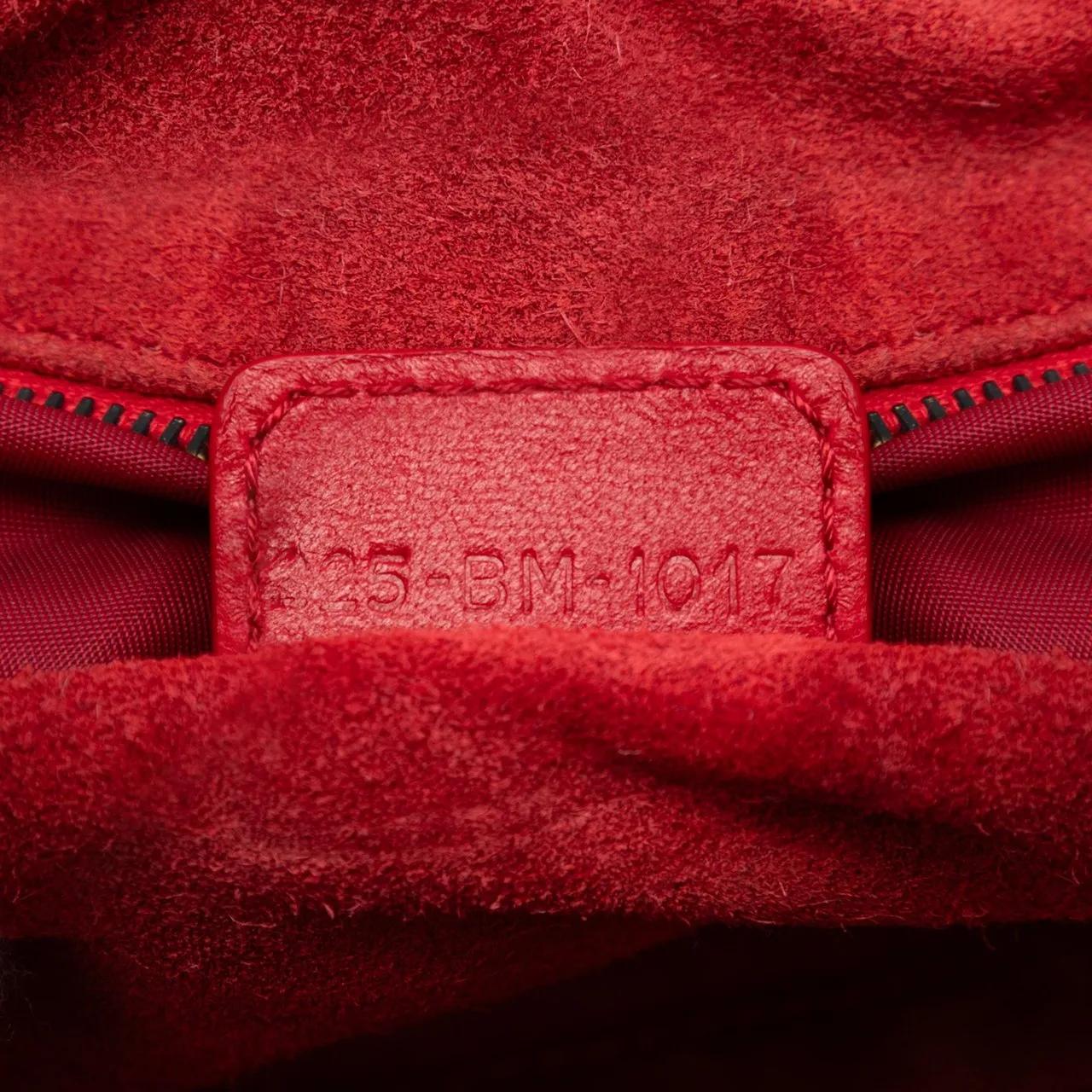 Thumbnail - Christian Dior Shopper - Large Woven Lambskin Lady Dior Soft Shopping Tote - Gr. unisize - in Rot - für Damen