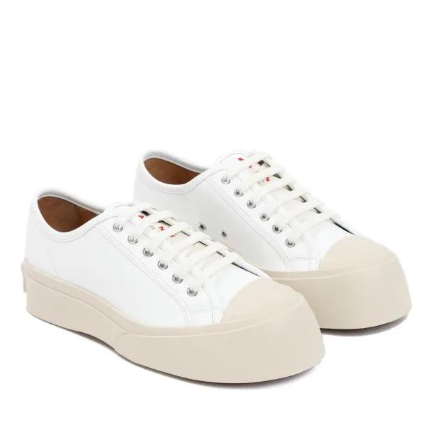 Marni Low-Top Sneaker - White Leather Pablo Sneakers - Gr. 43 (EU) - in Weiß - für Damen